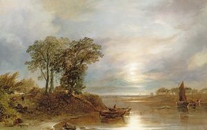 Salmon Nets by Horatio McCulloch
